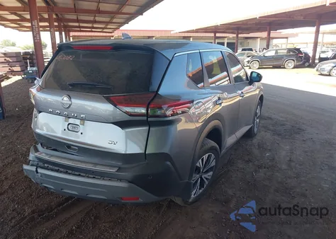 2023 Nissan Rogue Sv Fwd из США, поврежденный, VIN JN8BT3BA4PW431265